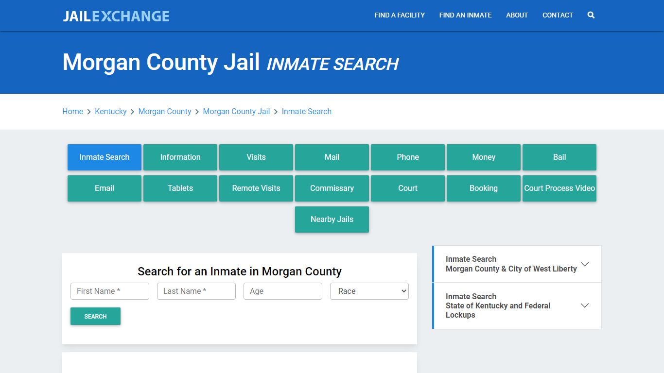 Morgan County Jail, KY Inmate Search: Roster & Mugshots